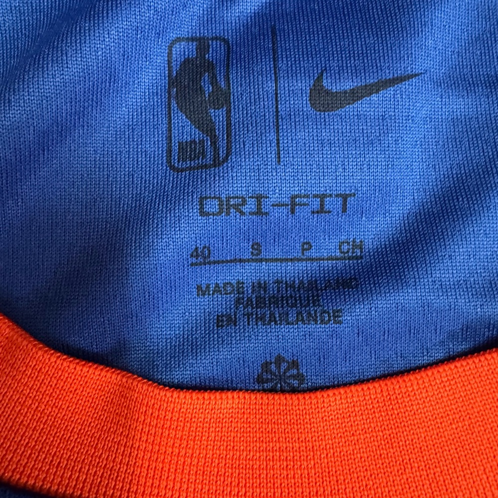 Nike Julius Randle #30 New York Knicks NBA Swingman Pinstripes Jersey Men 40 S - Picture 4 of 9
